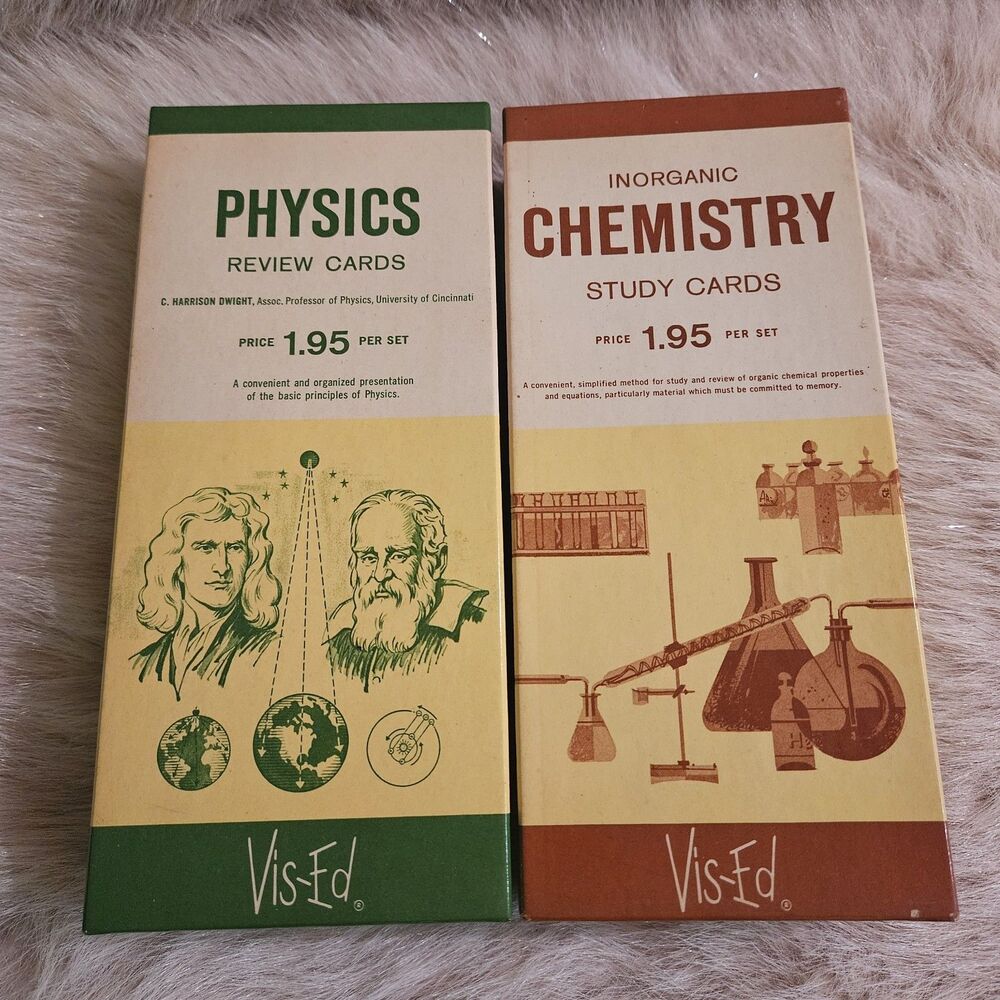 Vis-Ed Organic Chemistry Study Guide Flashcards Boxed Set 850 Cards